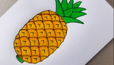 Clipart:9vxdqhorb_M= Pineapple Drawing